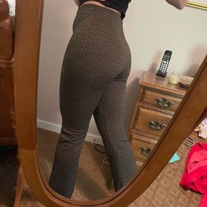 Flare pants patterned